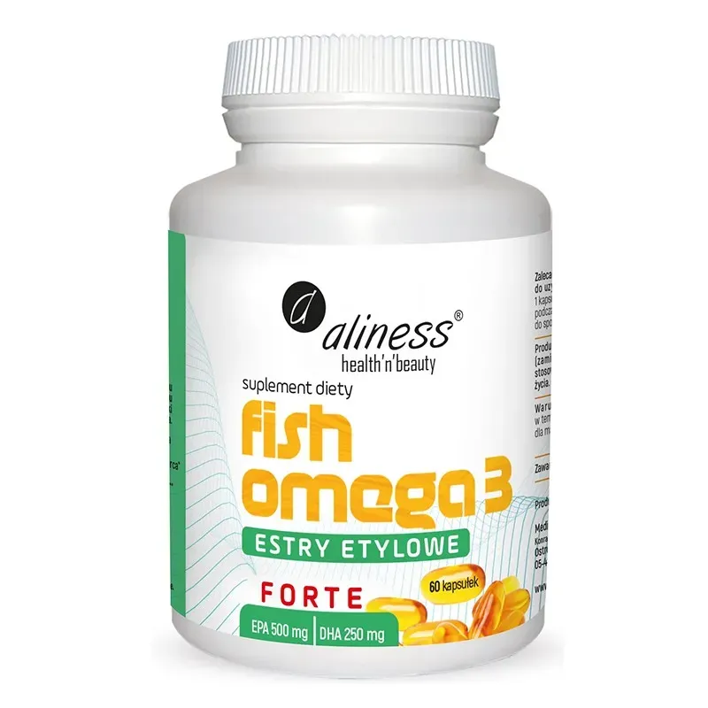ALINESS FISH OMEGA 3 FORTE ESTRY 500/250 mg 60 kapsułek