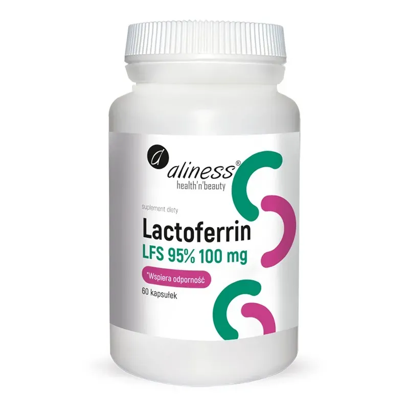 ALINESS LACTOFERRIN LFS 95% 100 mg 60 kapsułek