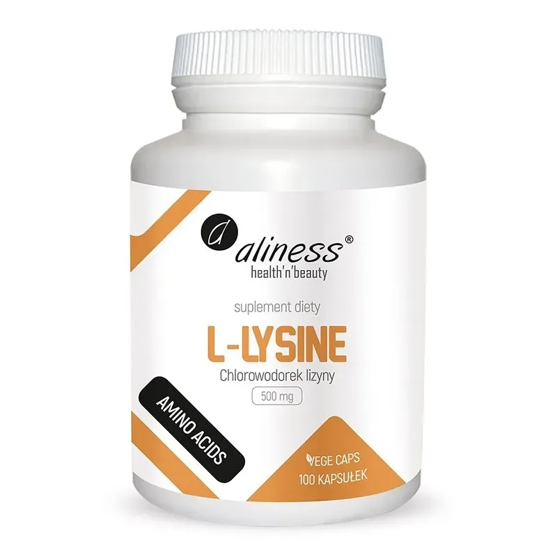 ALINESS L-LYSINE (CHLOROWODOREK LIZYNY) 500 mg 100 kapsułek
