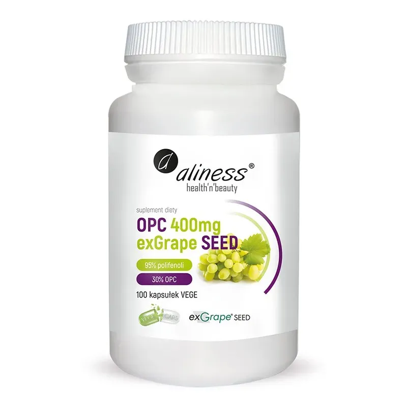 ALINESS OPC EXGRAPE SEEDS 400 mg 100 kapsułek