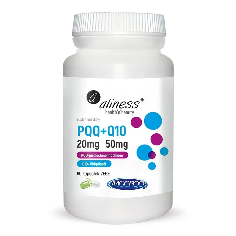 ALINESS PQQ MGCPQQ 20 mg + Q10 50 mg 60 kapsułek