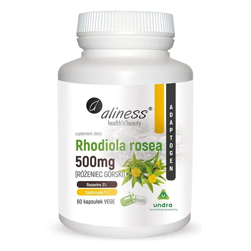ALINESS RHODIOLA ROSEA (RÓŻENIEC GÓRSKI) 500 mg 60 kapsułek