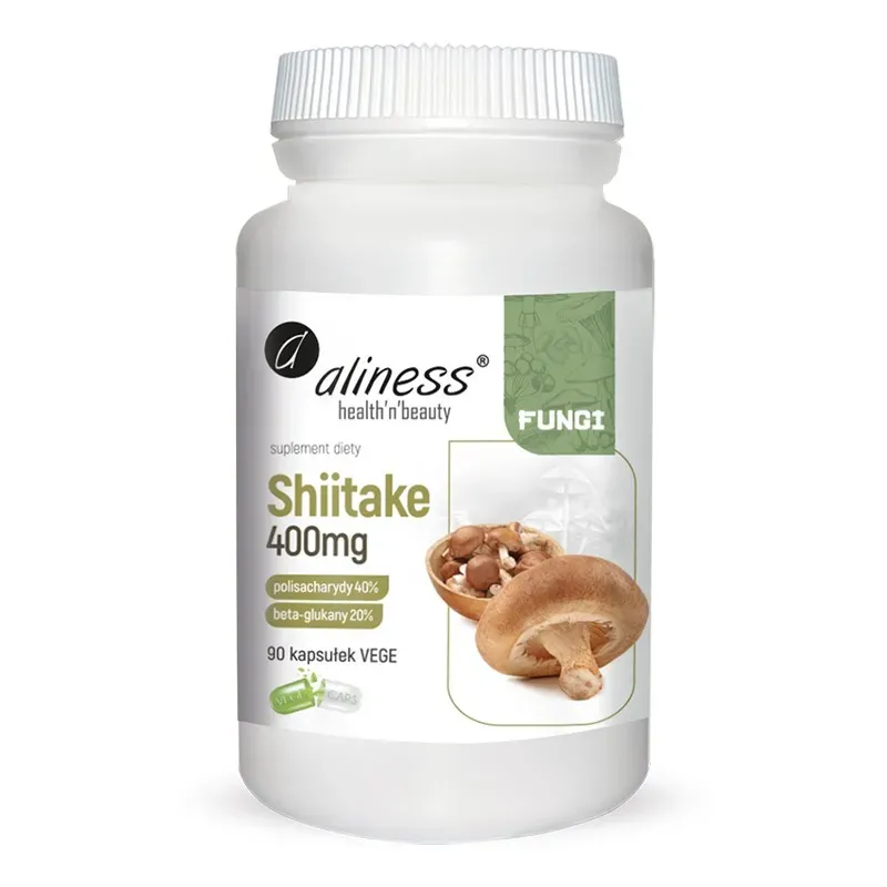 ALINESS SHIITAKE EKSTRAKT (TWARDNIK JAPOŃSKI) 40/20 400 mg 90 kapsułek