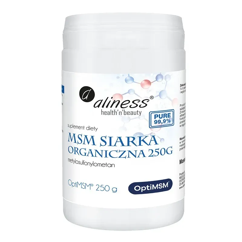 ALINESS MSM SIARKA ORGANICZNA 250 g