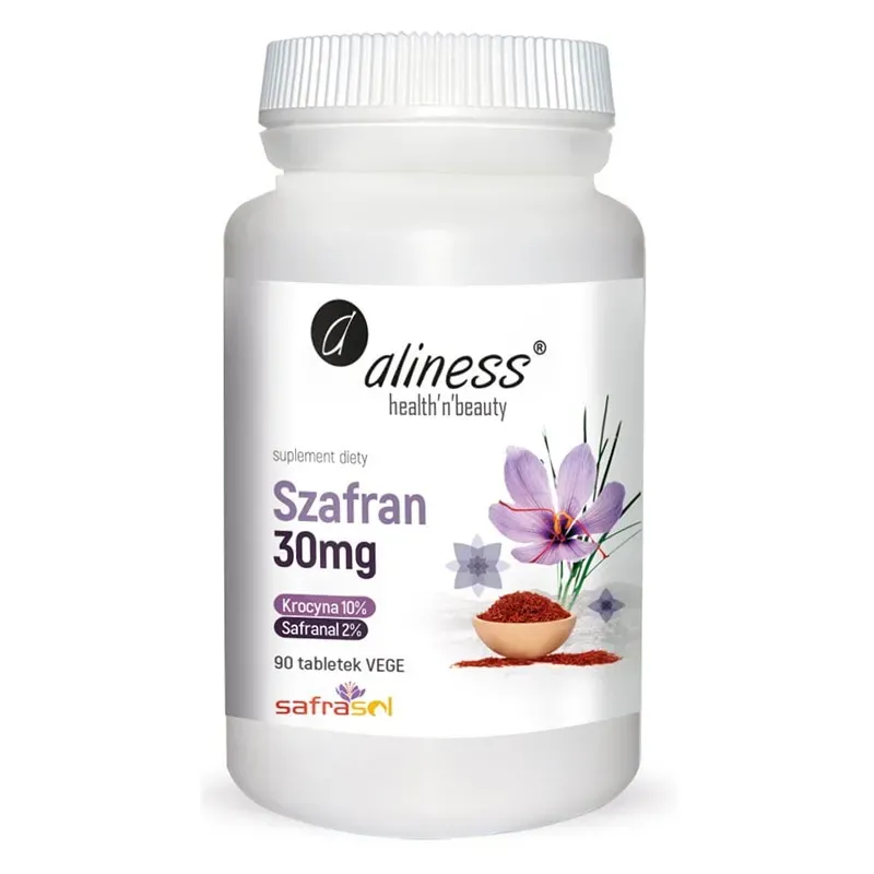 ALINESS SZAFRAN SAFRASOL 2%/10% 30 mg 90 tabletek