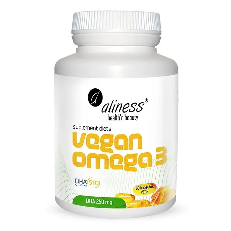 ALINESS VEGAN OMEGA 3 DHA 250 mg 60 kapsułek