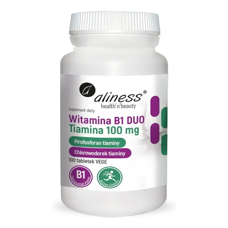 ALINESS WITAMINA B1 (TIAMINA) DUO 100 mg 100 tabletek