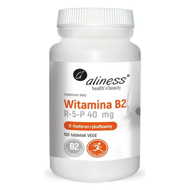 ALINESS WITAMINA B2 R-5-P (RYBOFLAWINA) 40 mg 100 tabletek