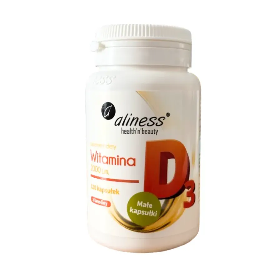 ALINESS WITAMINA D3 2000 j.m. 120 kapsułek