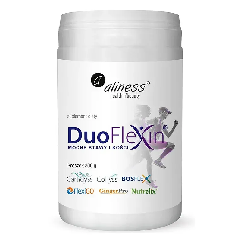 ALINESS DUOFLEXIN 200 g (MOCNE STAWY I KOŚCI) 100% NATURAL PROSZEK 200 g