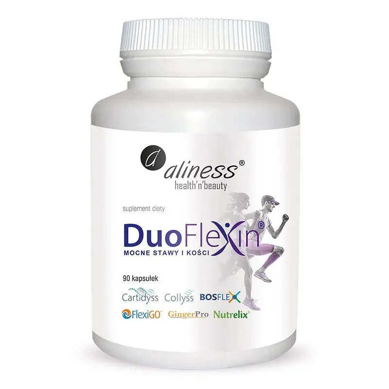ALINESS DUOFLEXIN MOCNE STAWY I KOŚCI 100% NATURAL 90 kapsułek