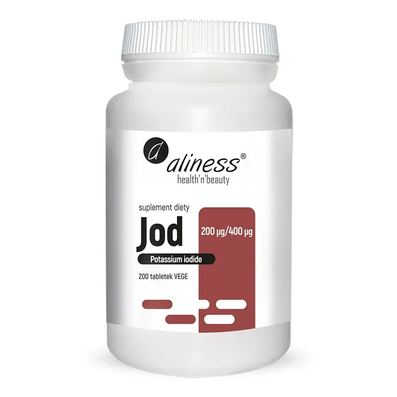 ALINESS JOD (JODEK POTASU) 200 µg/ 400 µg 200 tabletek