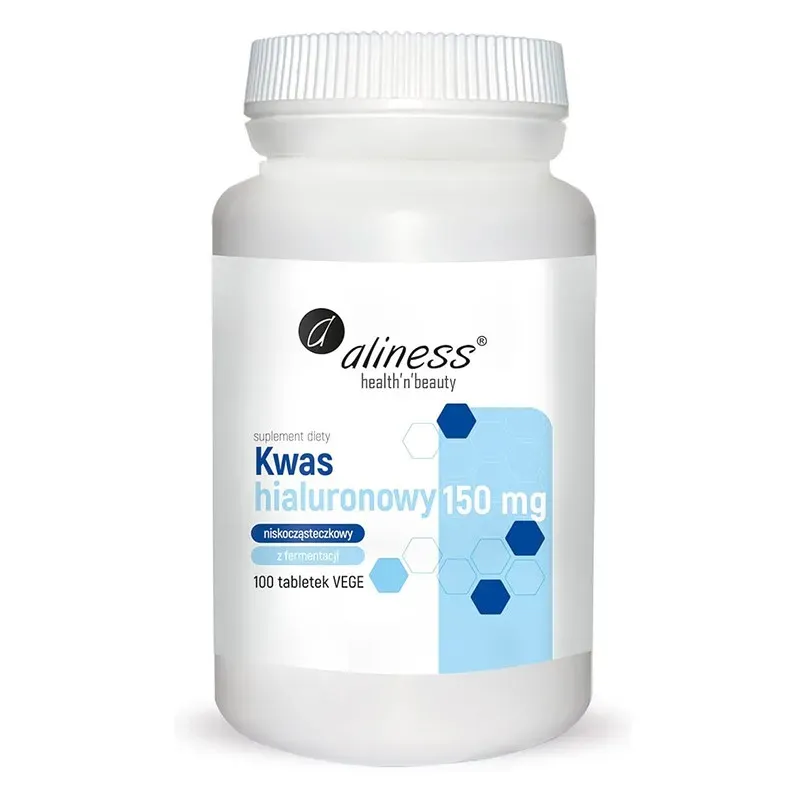 ALINESS KWAS HIALURONOWY NISKOCZĄSTECZKOWY 150 mg 100 tabletek