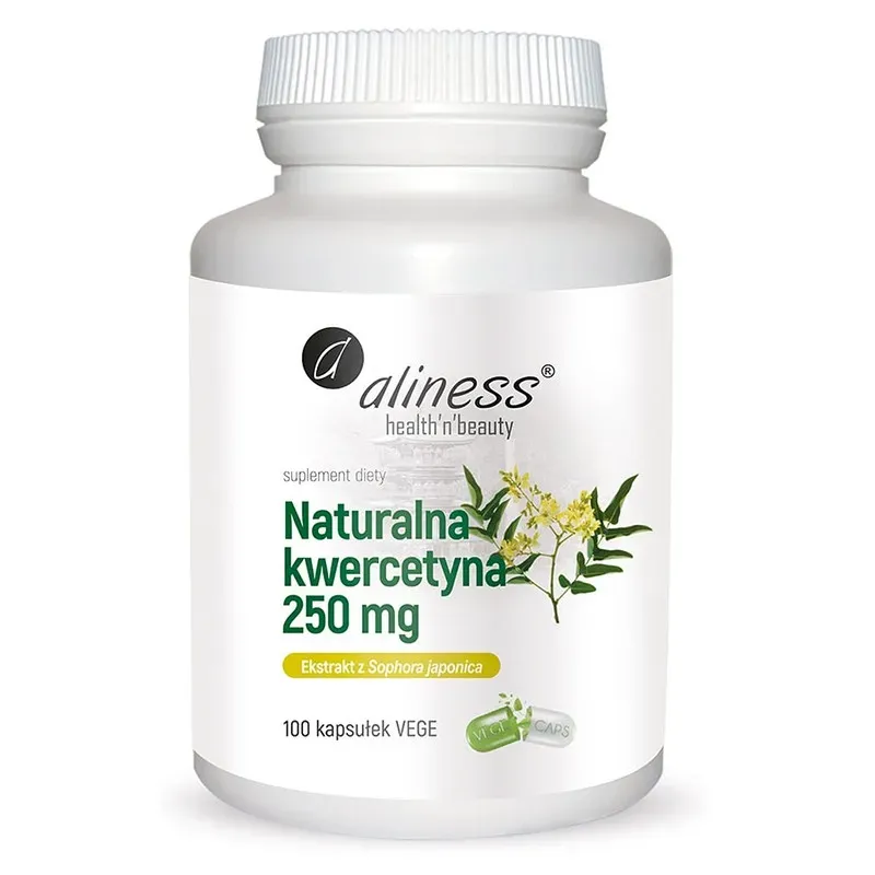 ALINESS NATURALNA KWERCETYNA 250 mg 100 kapsułek