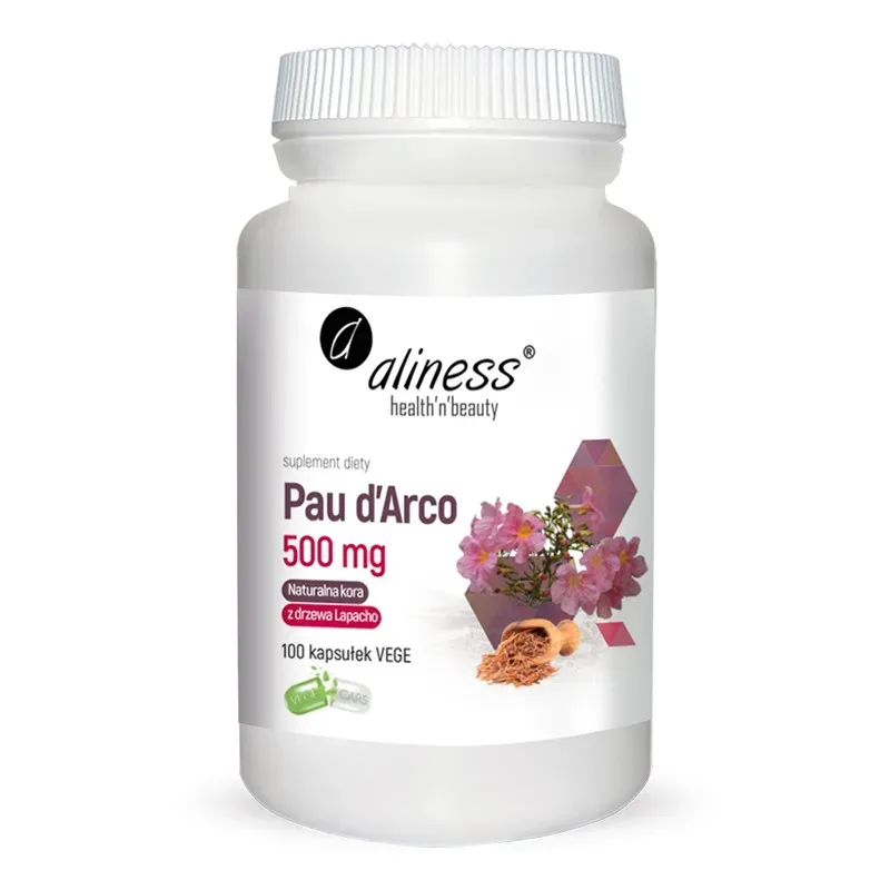 ALINESS PAU D'ARCO (SPROSZKOWANA KORA LAPACHO) 500 mg 100 kapsułek