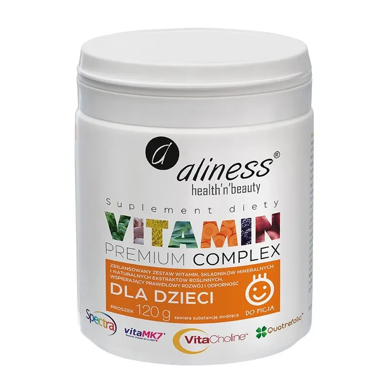 ALINESS PREMIUM VITAMIN COMPLEX DLA DZIECI PROSZEK 120 g