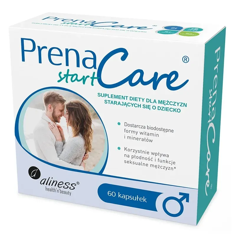 ALINESS PRENACARE START DLA MĘŻCZYZN STARAJĄCYCH SIĘ O DZIECKO 60 kapsułek