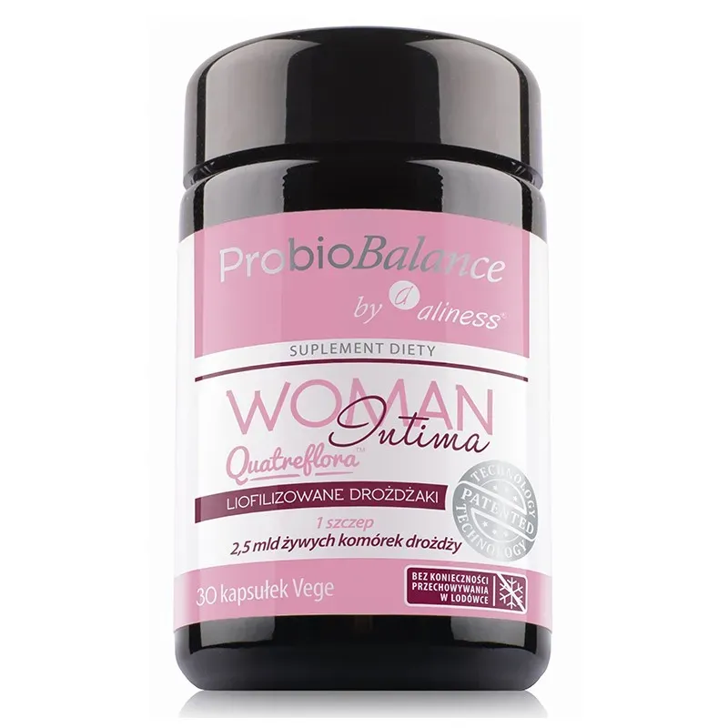 ALINESS PROBIOBALANCE WOMAN INTIMA QUATREFLORA 2,5 mld. 30 kapsułek