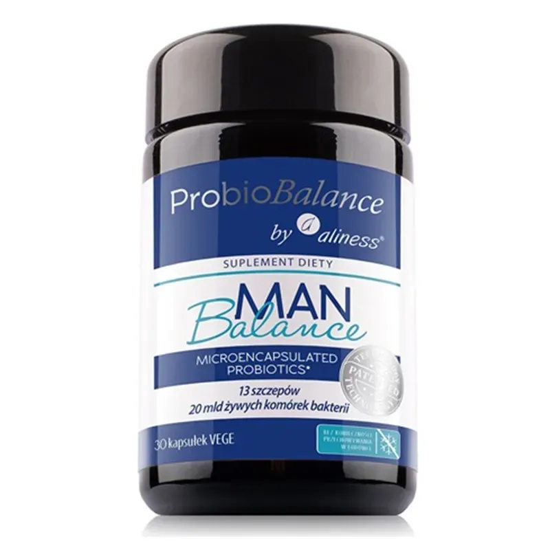 ALINESS PROBIOBALANCE PROBIOTYK MAN BALANCE 20 mld. 30 kapsułek