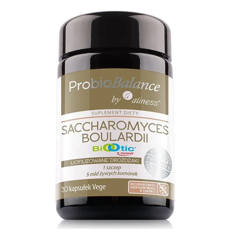 ALINESS PROBIOBALANCE DROŻDŻAKI SACCHAROMYCES BOULARDII 5 mld/250 mg 30 kapsułek