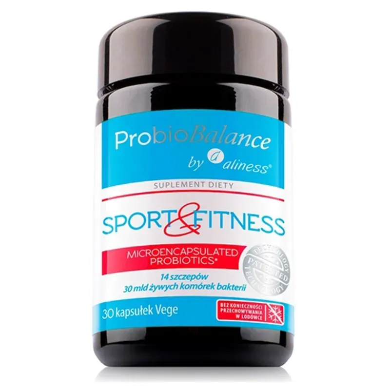 ALINESS PROBIOBALANCE PROBIOTYK SPORT & FITNESS BALANCE 10 mld. 30 kapsułek