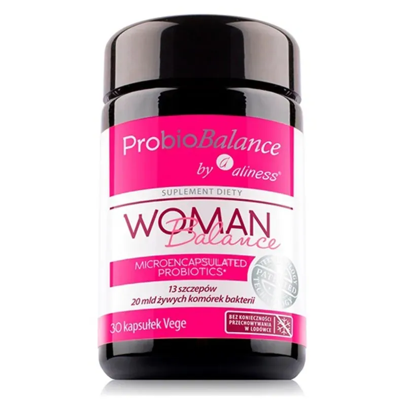 ALINESS PROBIOBALANCE PROBIOTYK WOMAN BALANCE 20 mld. 30 kapsułek