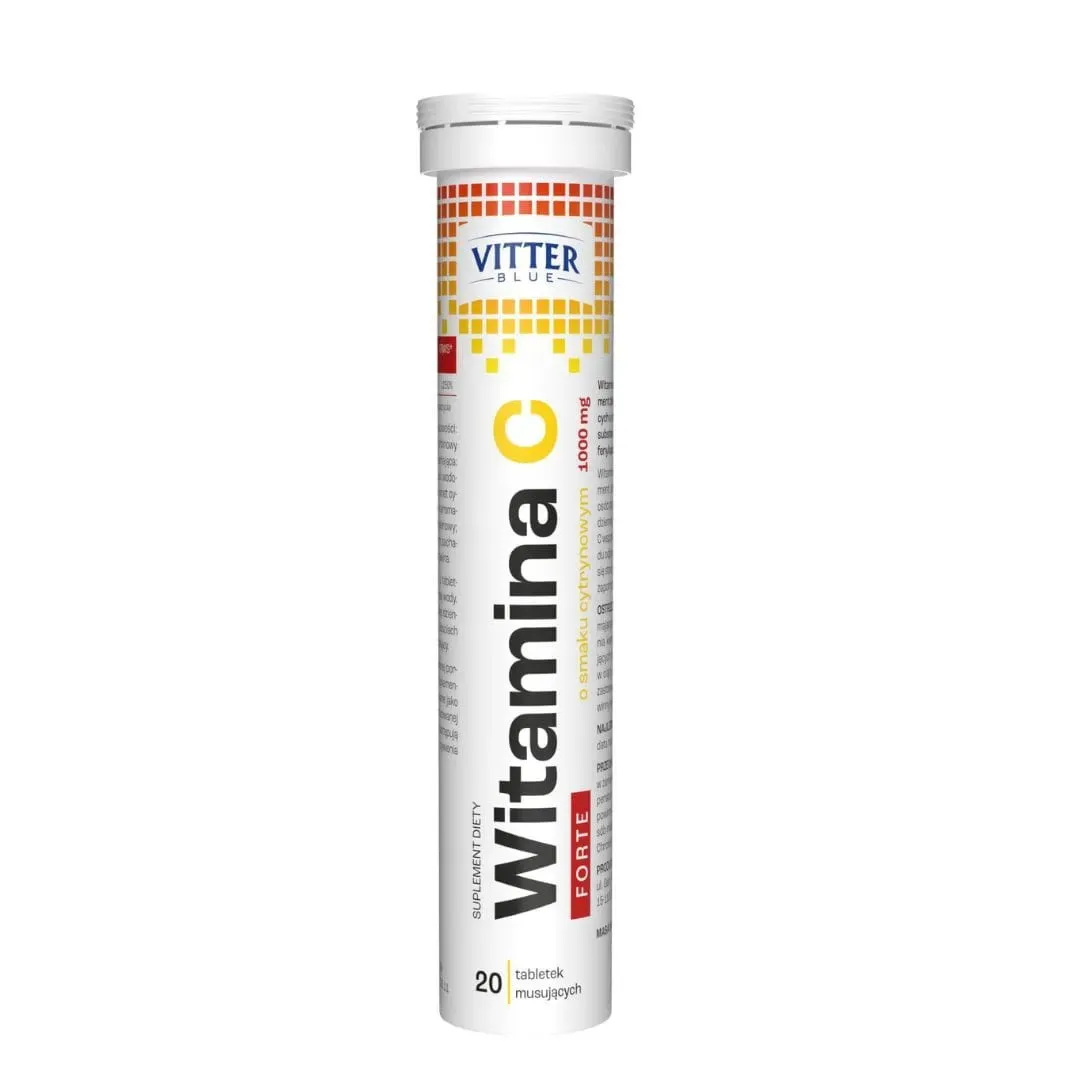 WITAMINA C FORTE 1000 mg 20 tabl. musujących Vitter