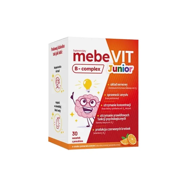 MEBEVIT B-COMPLEX JUNIOR 30 saszetek