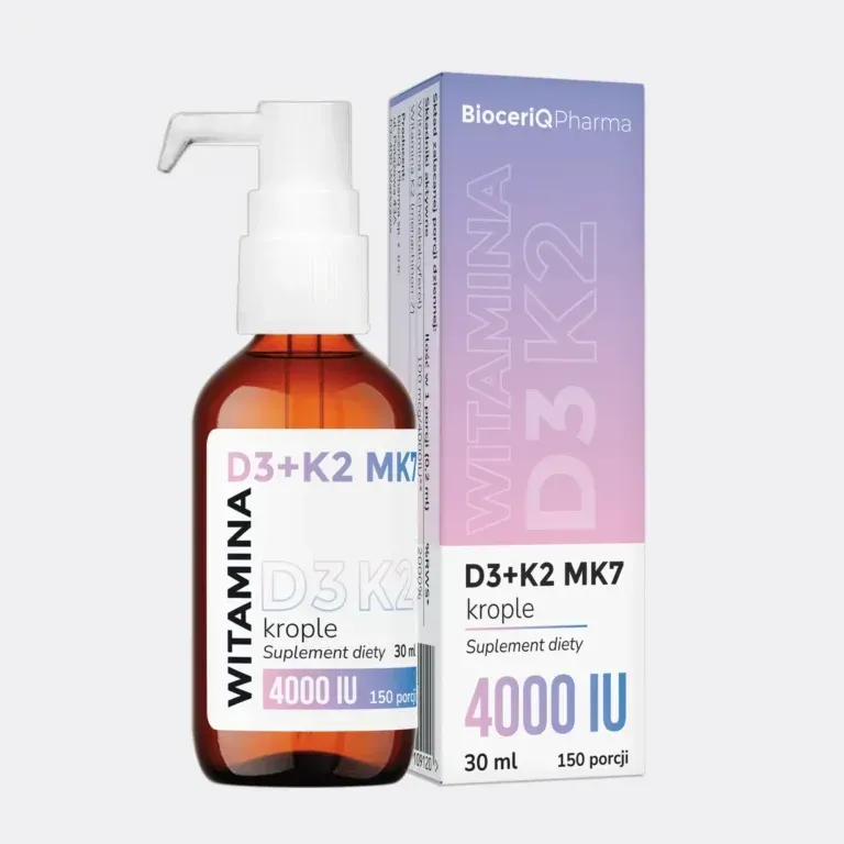 WITAMINA D3+K2 MK7 krople 30ml BIOCERIQ
