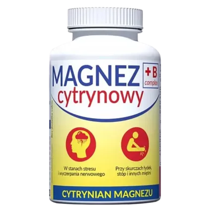MAGNEZ CYTRYNOWY B-COMPLEX 100 tabletek