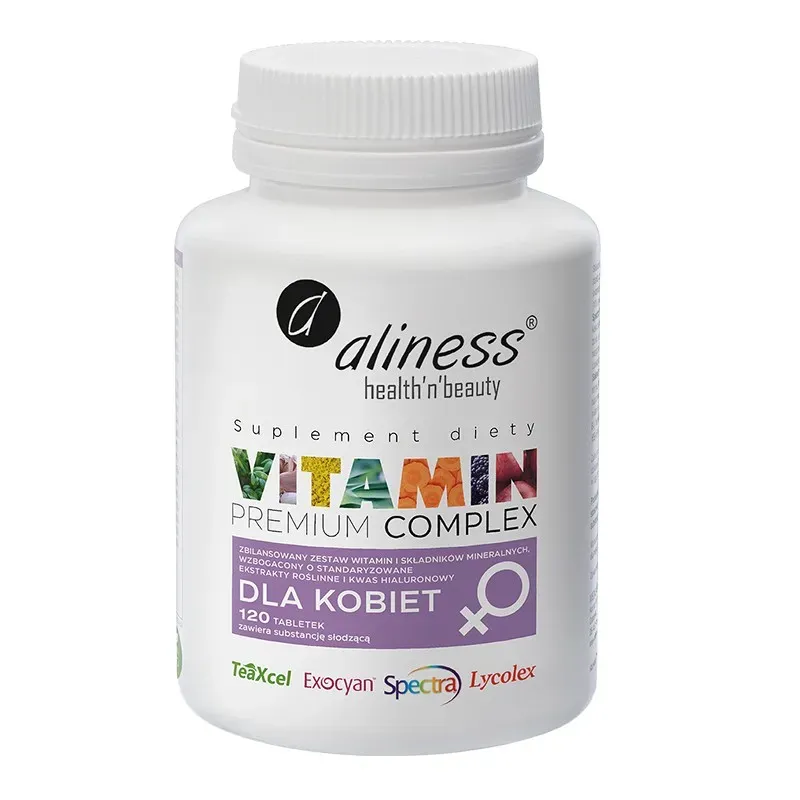 ALINESS PREMIUM VITAMIN COMPLEX DLA KOBIET 120 tabletek