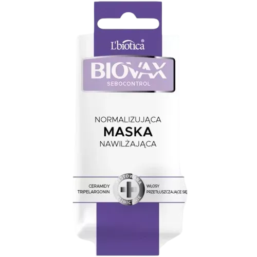 L'BIOTICA BIOVAX Sebocontrol Normalizująca Maska seboregulująca 20 ml