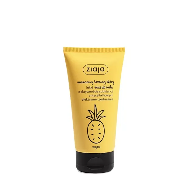 ZIAJA ANANASOWY TRENING SKÓRY LEKKI MUS DO CIAŁA 160 ml