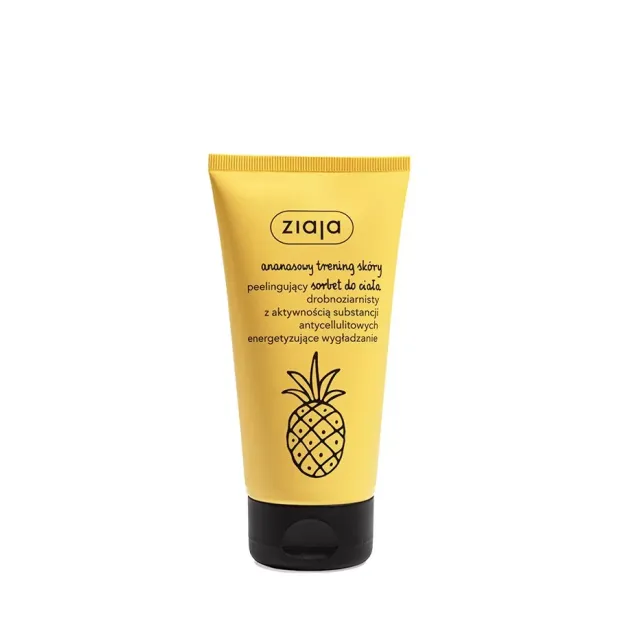 ZIAJA ANANASOWY TRENING SKÓRY SORBET PEELINGUJĄCY DO CIAŁA 160ml