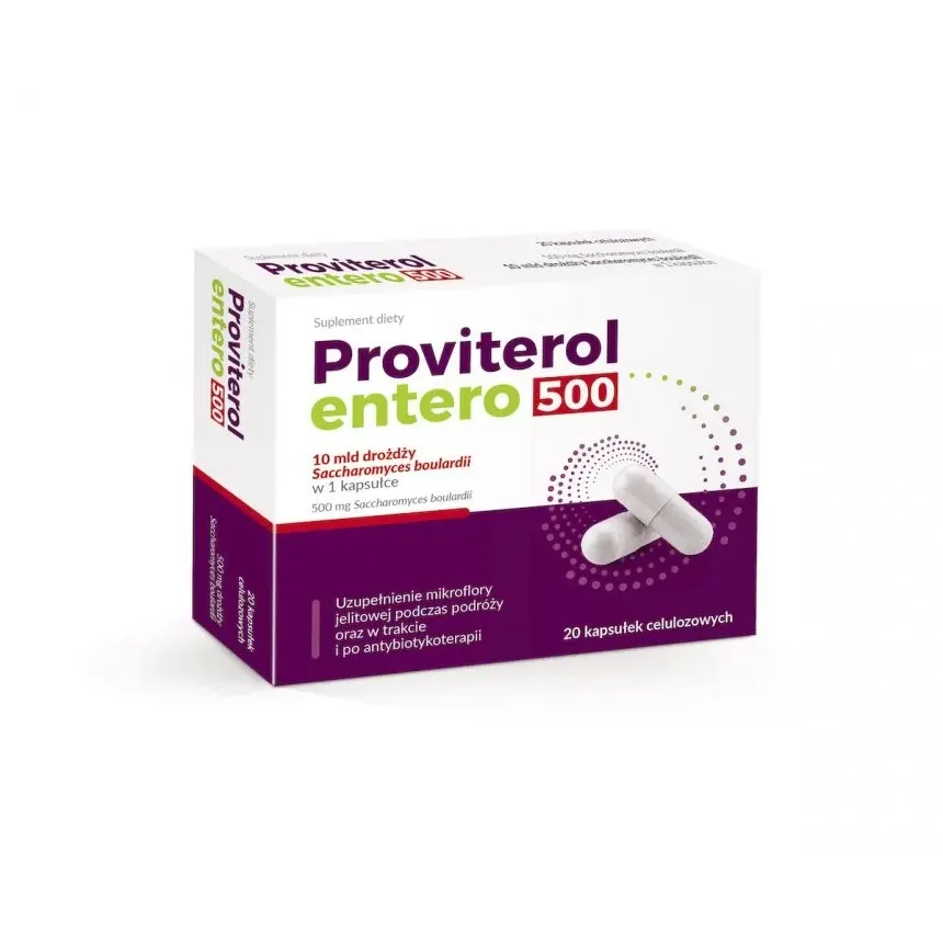 PROVITEROL ENTERO 500 20 kapsułek