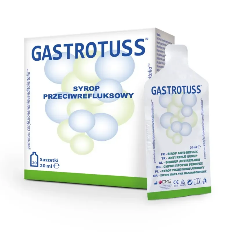 GASTROTUSS SYROP PRZECIWREFLUKSOWY 20 saszetek
