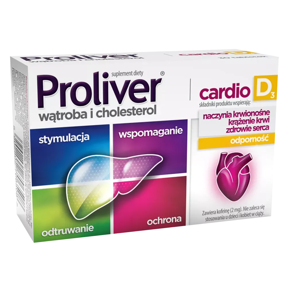 PROLIVER CARDIO D3 30 tabletek