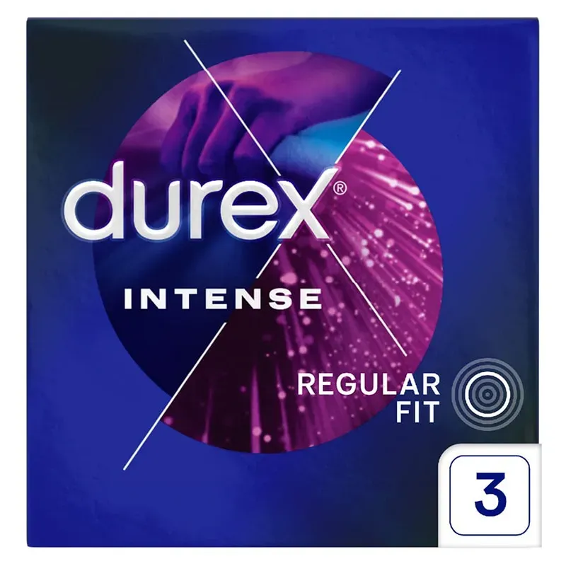 DUREX INTENSE REGULAR FIT PREZERWATYWY LATEKSOWE 3 sztuki